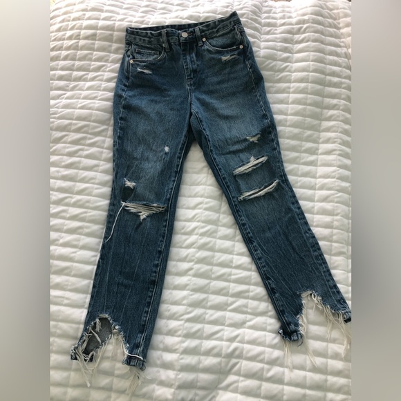 BlankNYC Madison Crop High-Rise Crop Jeans, Size 25 - Picture 3 of 9